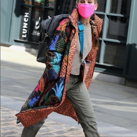 Farm Rio Jungle Pop long jacket reversible - Picture 6 of 8